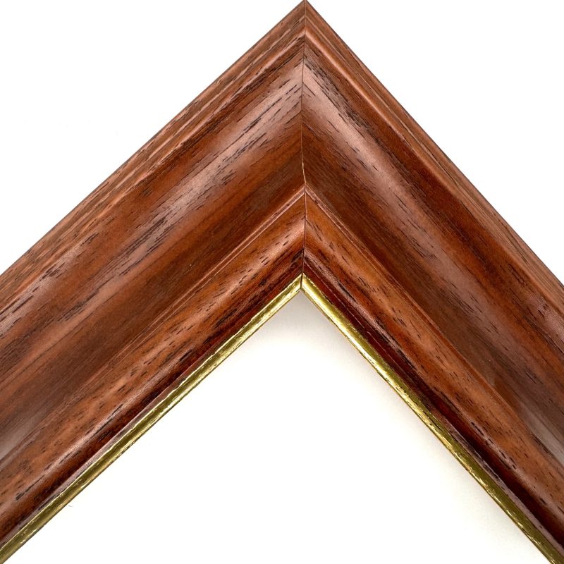 Cornice da tela  oro macchina  noce-filo-oro  art. 006A1022B