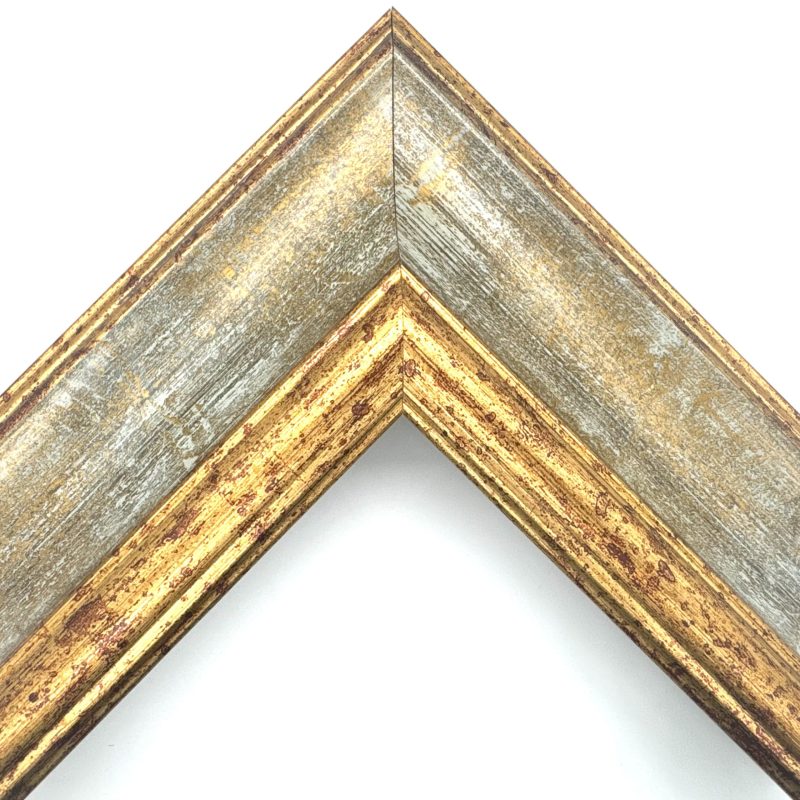 Cornice da tela  pellicola  avorio-oro  art. 006FAVH