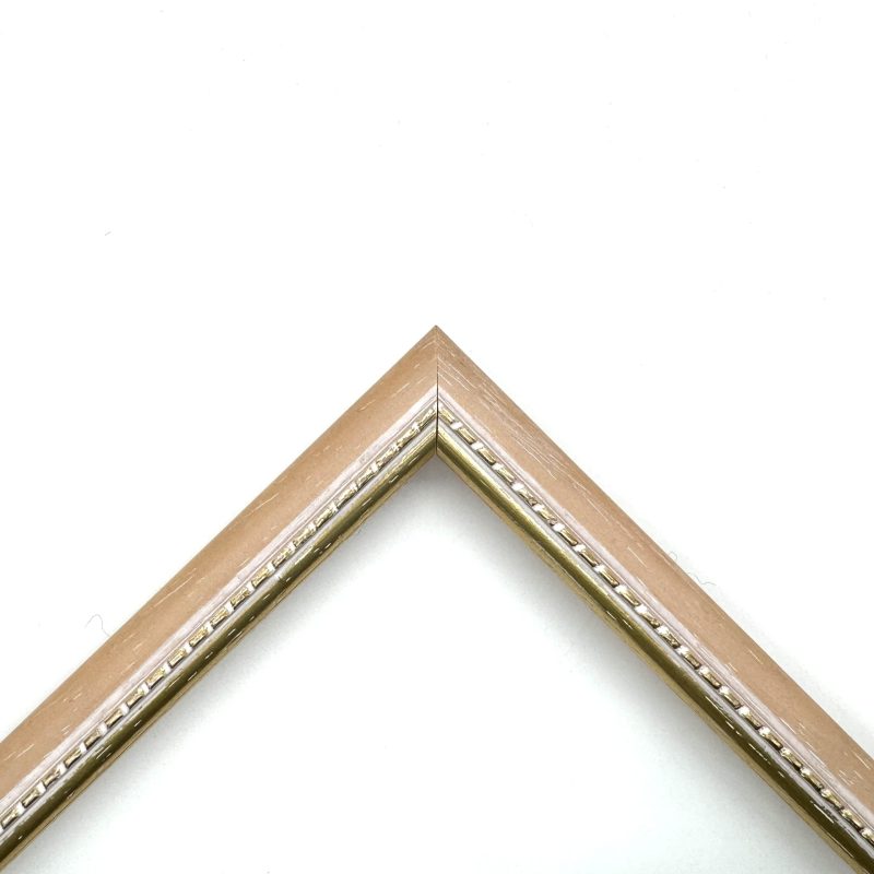 Cornice colorato oro macchina pastellato ocra  art. 050AAVA2CE
