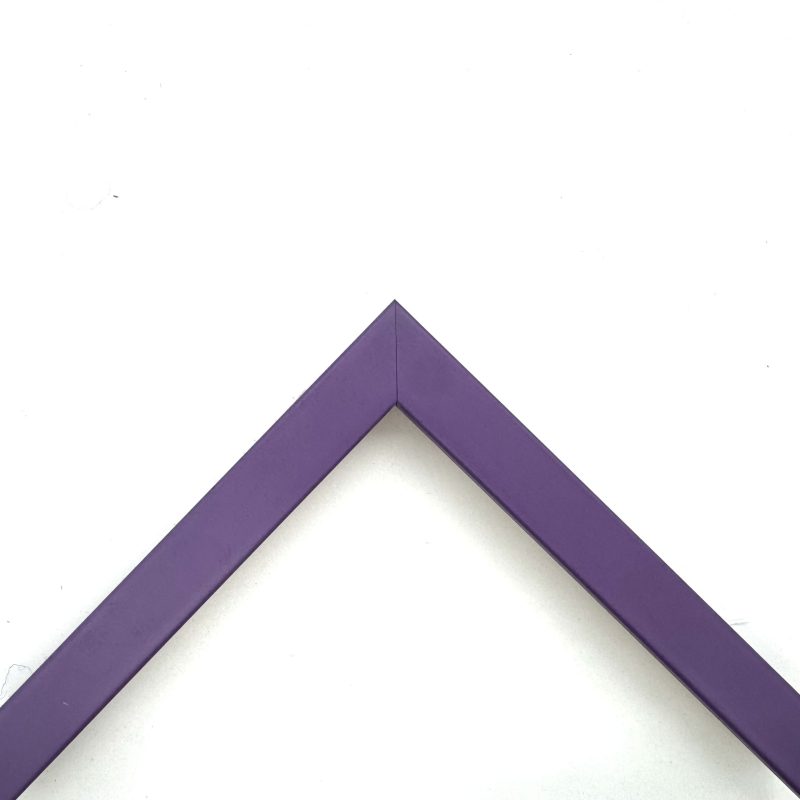 Cornice a cubotto colorato laccato opaco  viola  art. 171710OP