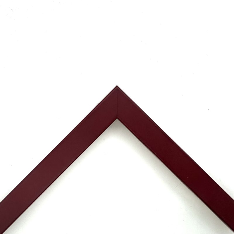 Cornice a cubotto colorato laccato opaco  rosso  art. 171711OP