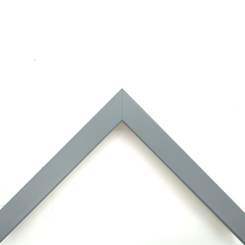 Cornice a cubotto colorato laccato opaco  grigio  art. 171714OP