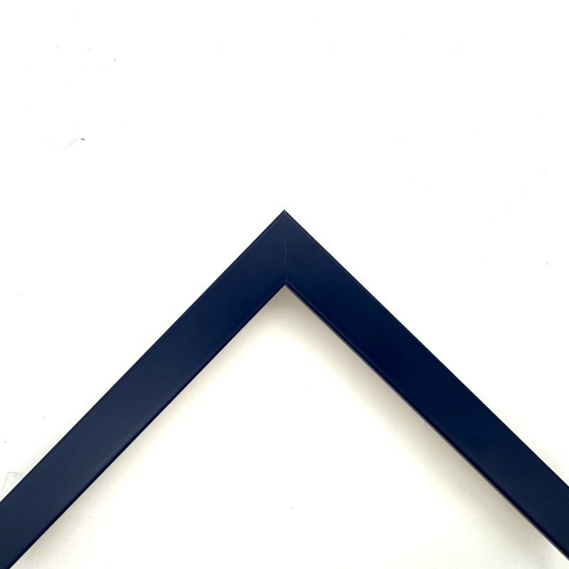 Cornice a cubotto colorato laccato opaco  blu  art. 171715OP