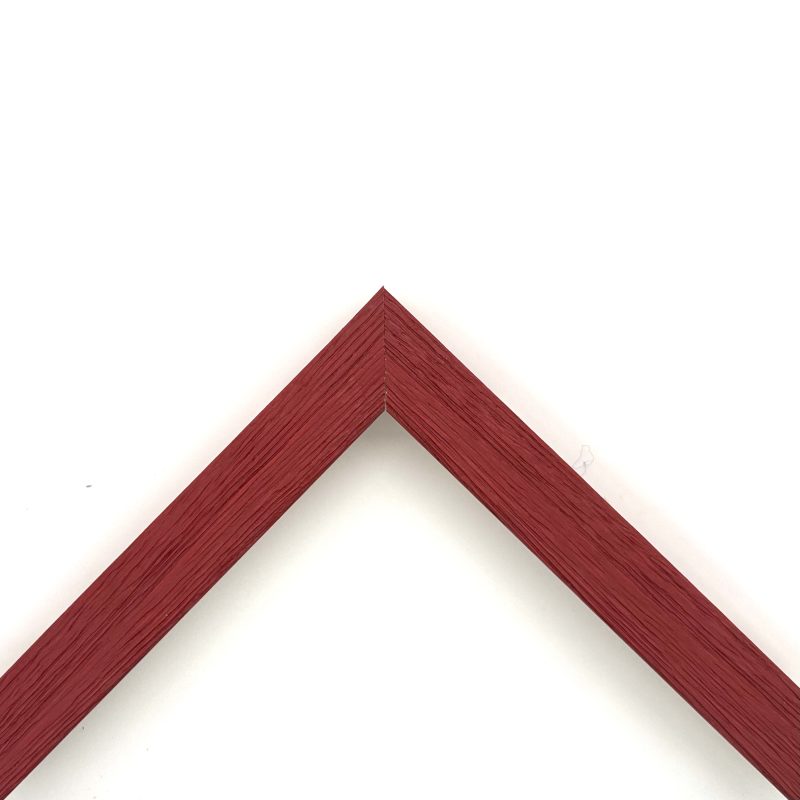Cornice a cubotto colorato graffiata  rosso  art. 2020AB814GR