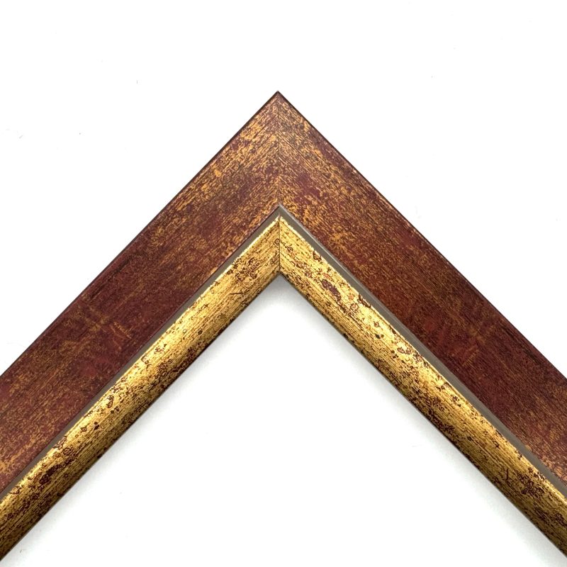 Cornice  pellicola  rosso-oro  art. 223RF33H