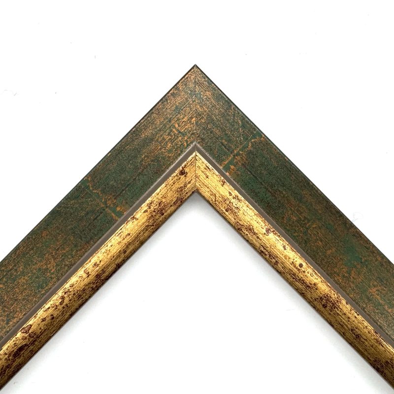 Cornice  pellicola  verde-oro  art. 223RF44H