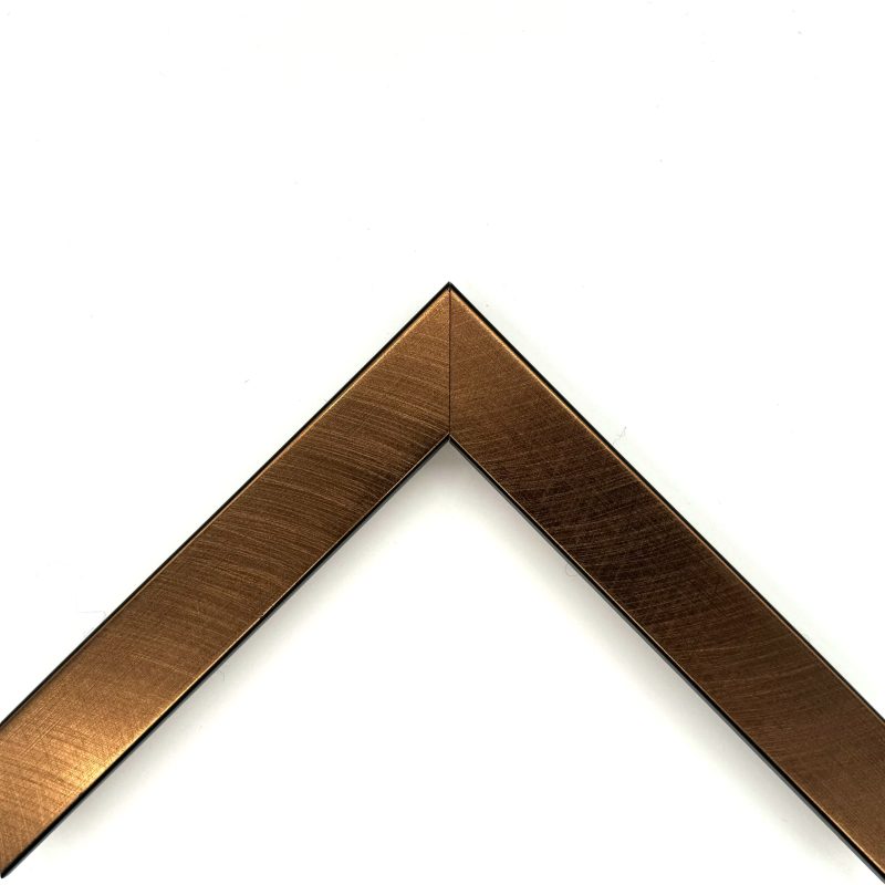 Cornice piatta  pellicola  bronzo  art. 25152