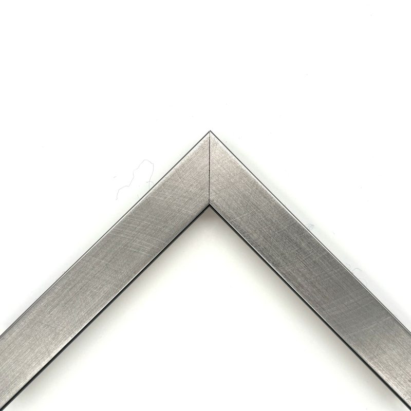 Cornice piatta  pellicola  argento  art. 25154