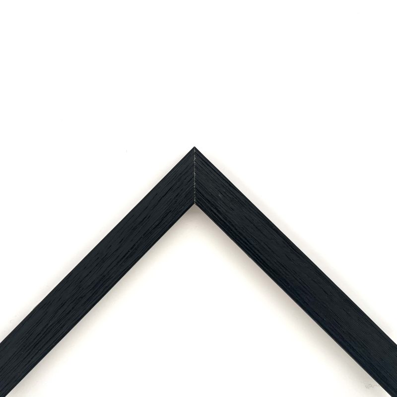Cornice piatta colorato graffiata  nero  art. 28A474GR
