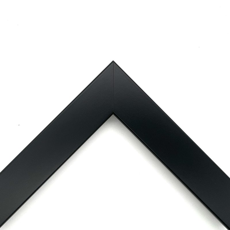Cornice piatta  laccato opaco  nero  art. 29F22OP