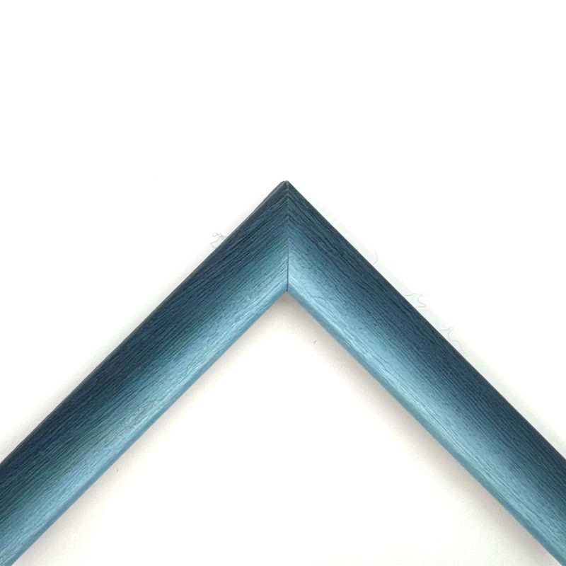 Cornice  graffiata bicolore celeste-blu  art. 30RSABWGR