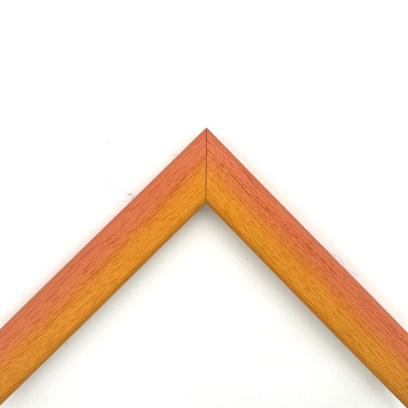 Cornice  graffiata bicolore arancio-giallo  art. 30RSAOYGR