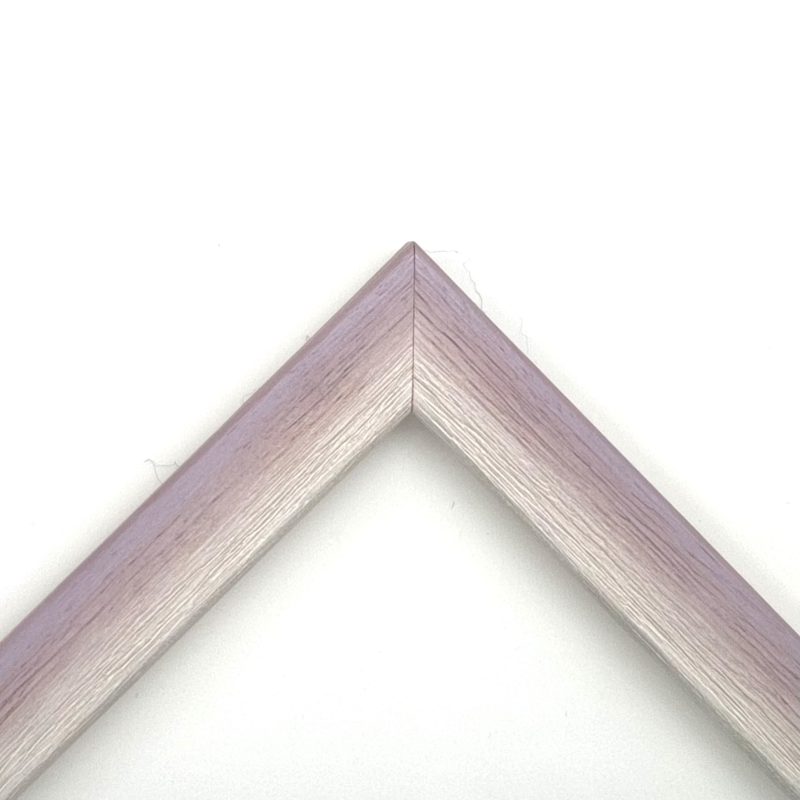 Cornice  graffiata bicolore bianco-lillca  art. 30RSAVWGR