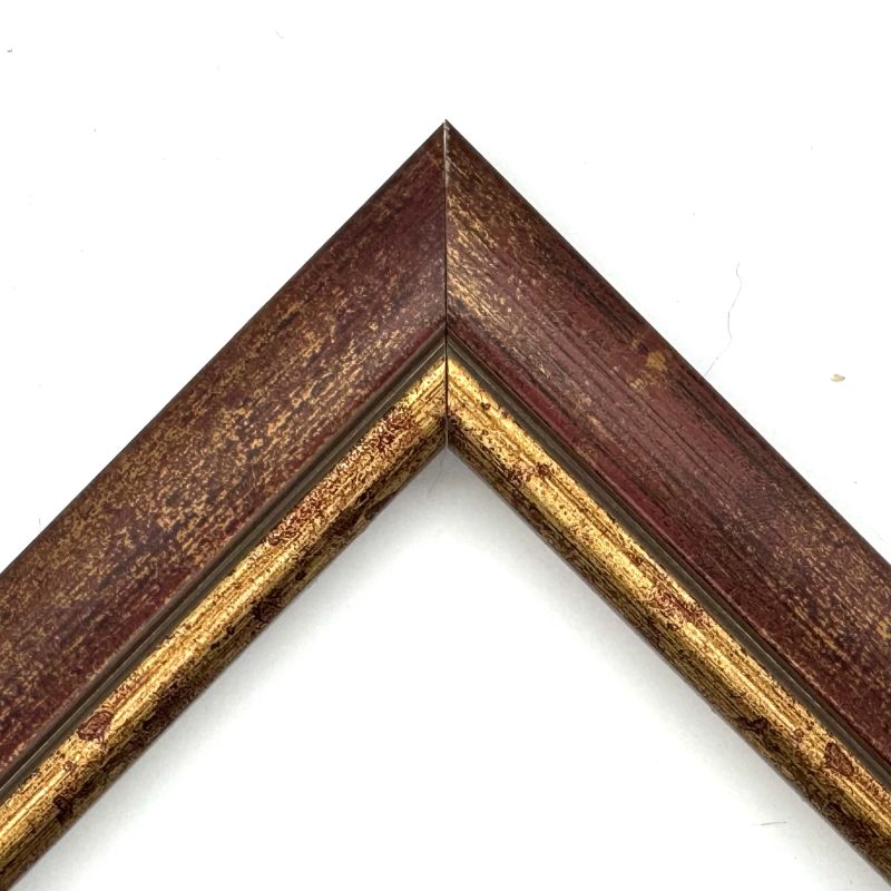 Cornice  pellicola  rosso-oro  art. 39633H