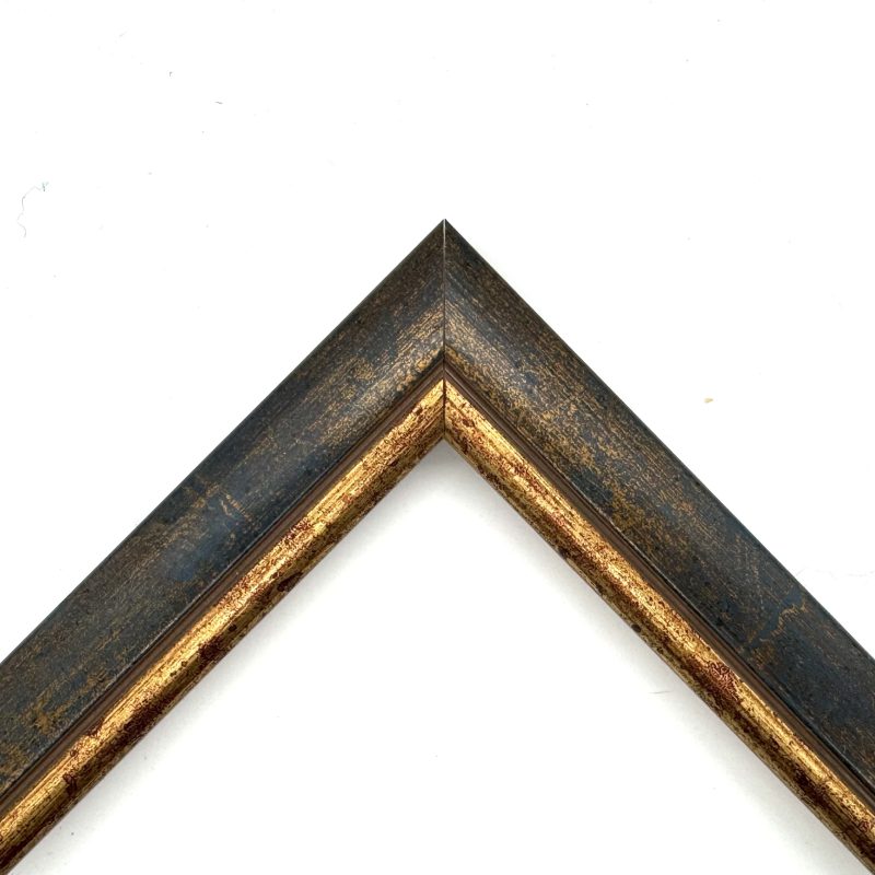 Cornice  pellicola  blu-oro  art. 396RF155H