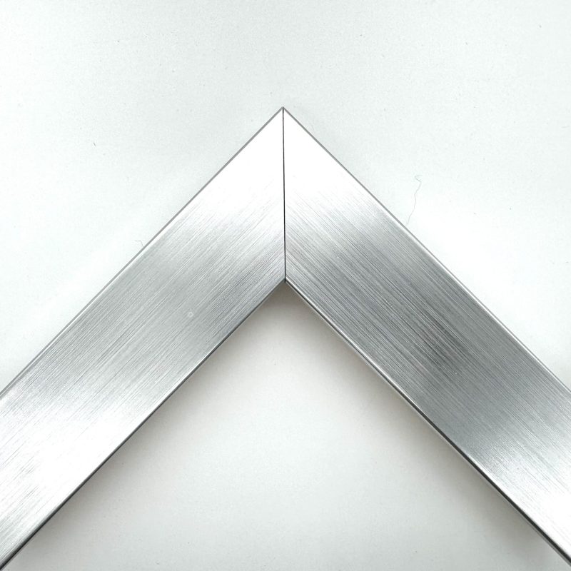 Cornice piatta  pellicola  argento  art. 401512