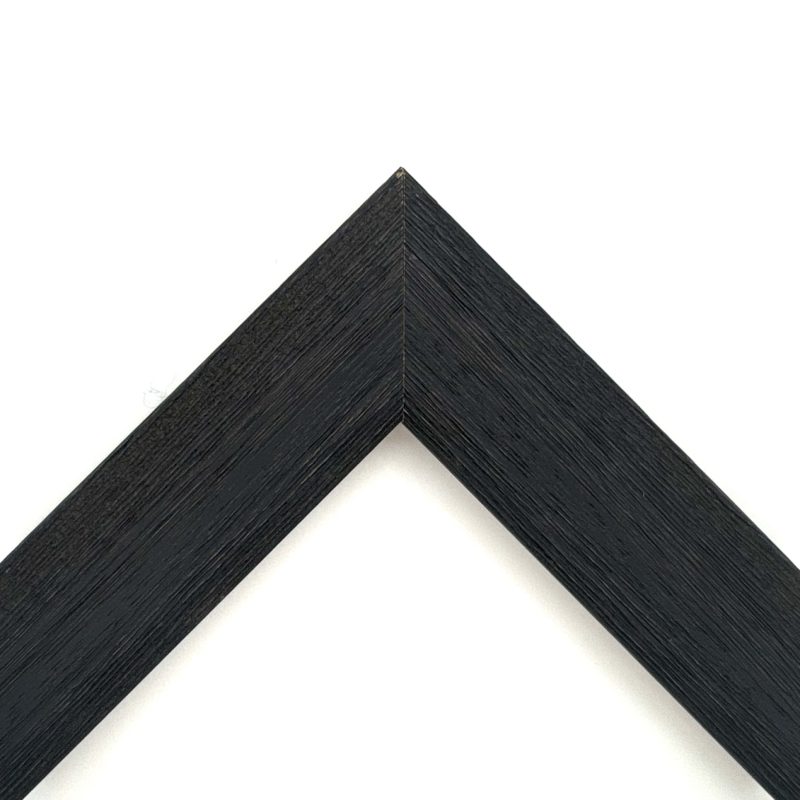 Black scratched flat mouldings  art. 40RB194GR