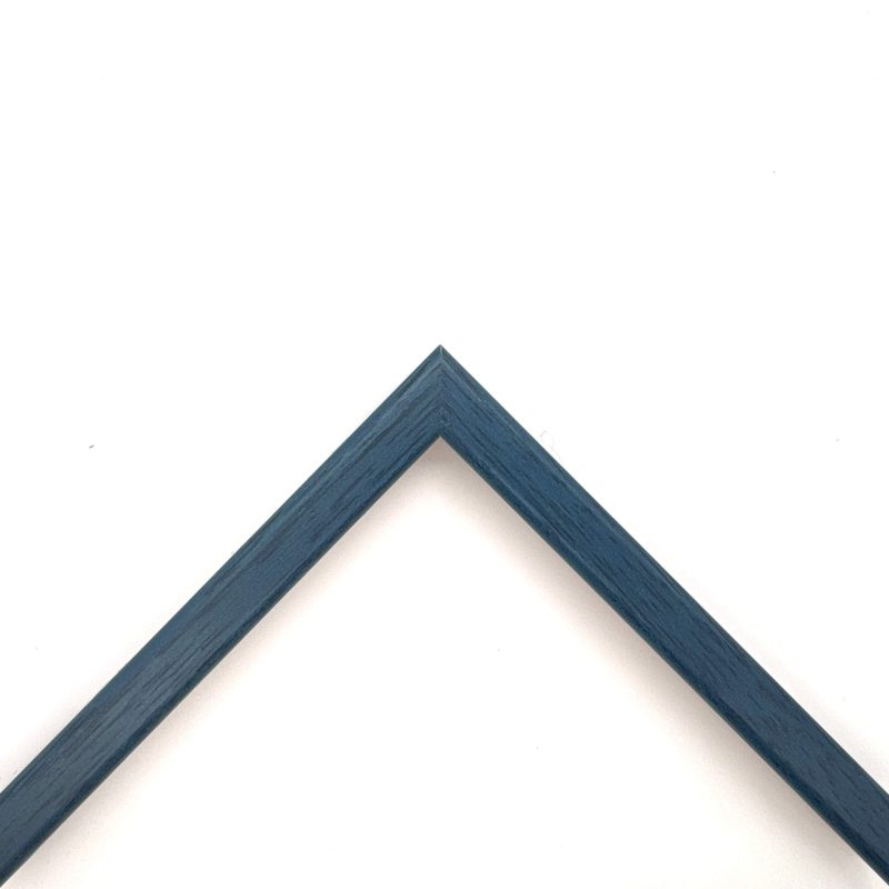 Blue coloured  matte lacquered mouldings  art. 453A072OP