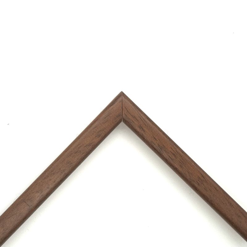 Brown coloured smooth finish matte lacquered mouldings  art. 453A602OP