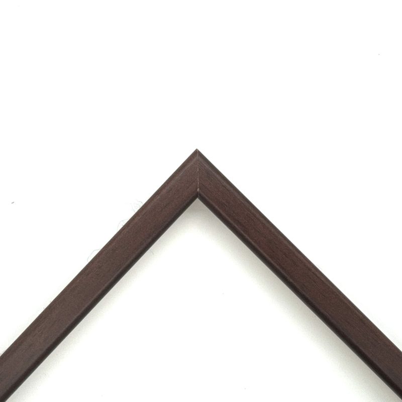 Brown coloured smooth finish matte lacquered mouldings  art. 453A978OP