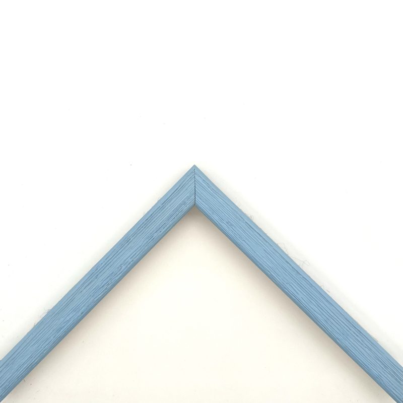 Cornice colorato graffiata  celeste  art. 453AB812GR