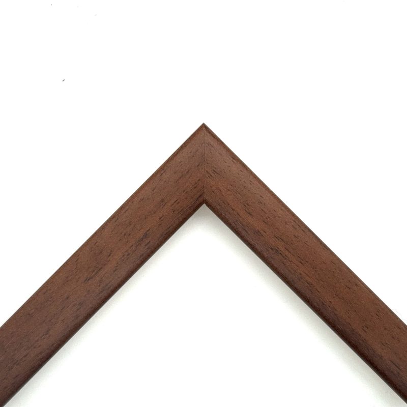 Brown coloured smooth finish matte lacquered mouldings  art. 454602OP