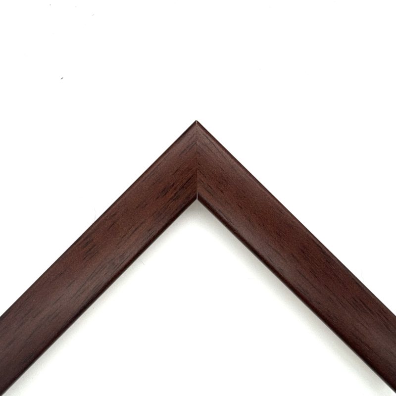 Brown coloured smooth finish matte lacquered mouldings  art. 454978OP