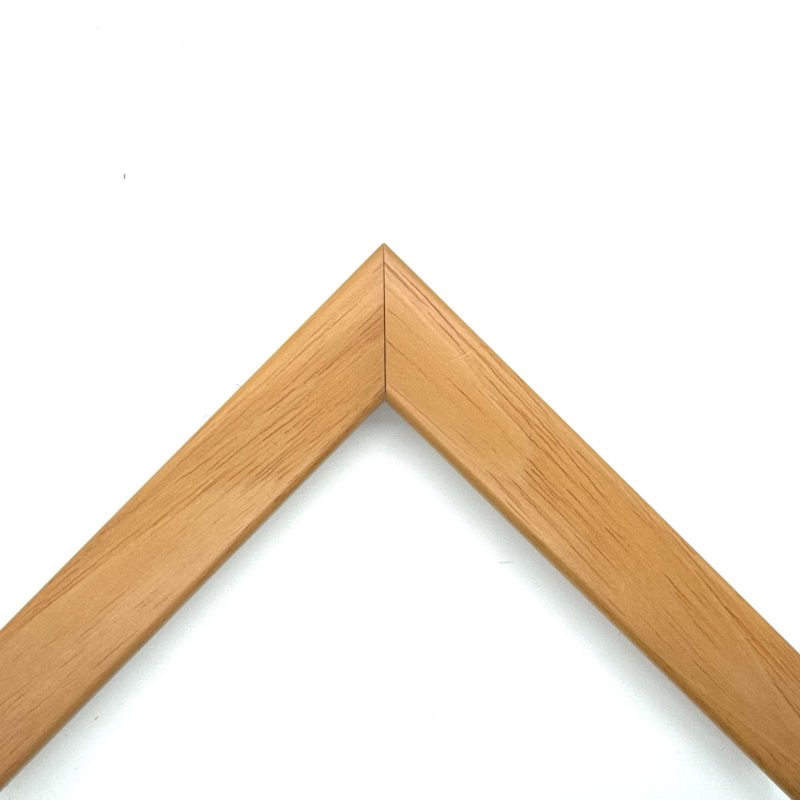 Wood coloured smooth finish matte lacquered mouldings  art. 454NATOP