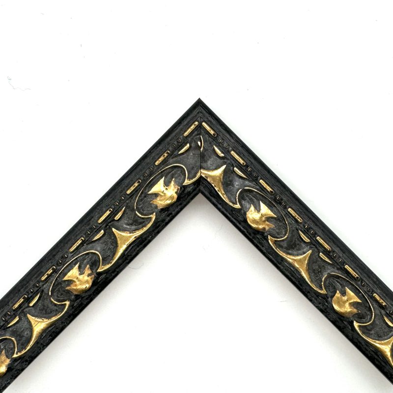 Cornice  oro macchina  nero-oro  art. 491A00222