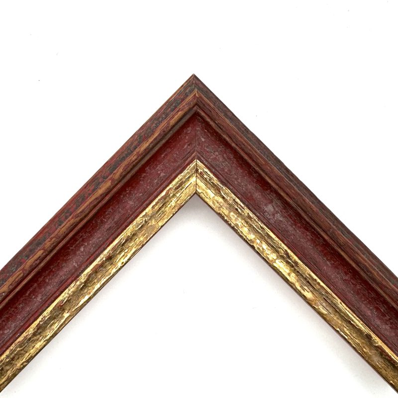 Cornice sagomata  oro macchina filo oro rosso  art. 528102332
