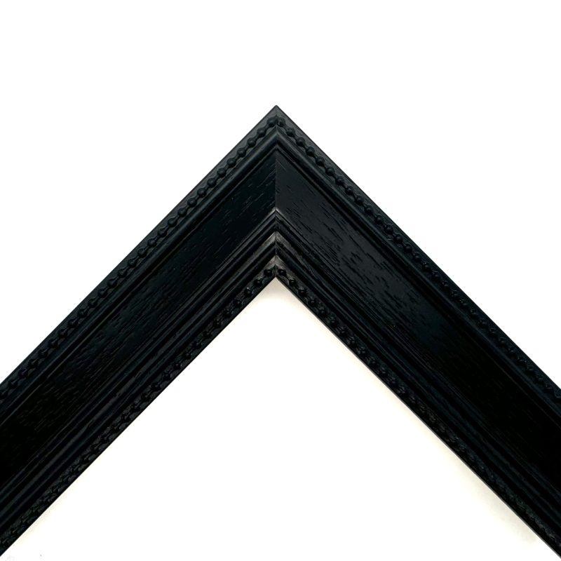 Cornice  poro aperto pastellato nero  art. 617005