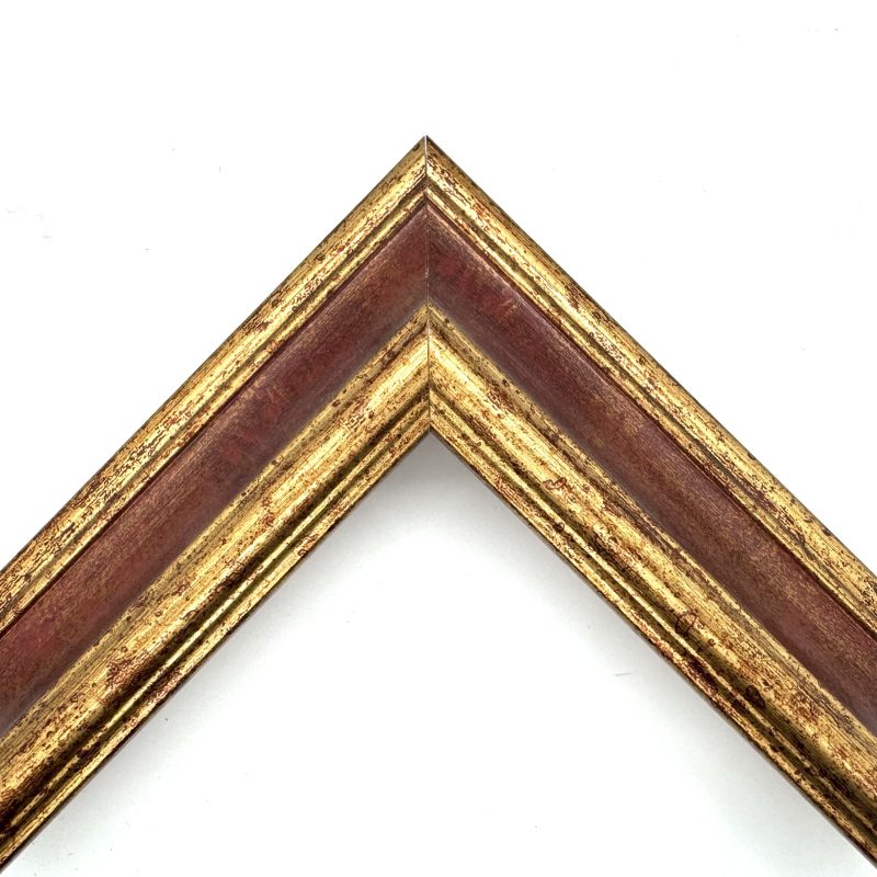 Cornice da tela  pellicola  rosso-oro  art. 8247F33H