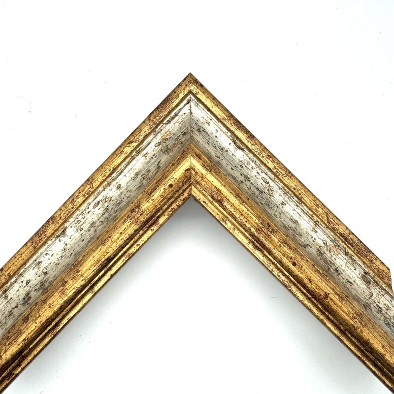 Cornice da tela  pellicola  argento-oro  art. 8247FOAPAT