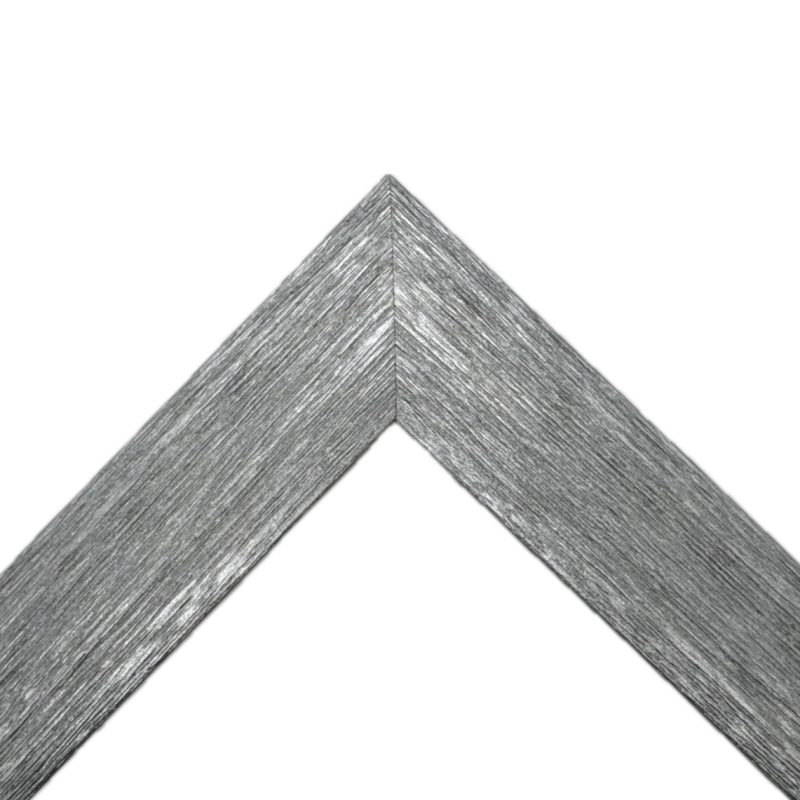 Cornice da tela  graffiata colorato argento  art. 93R3MAB684GR