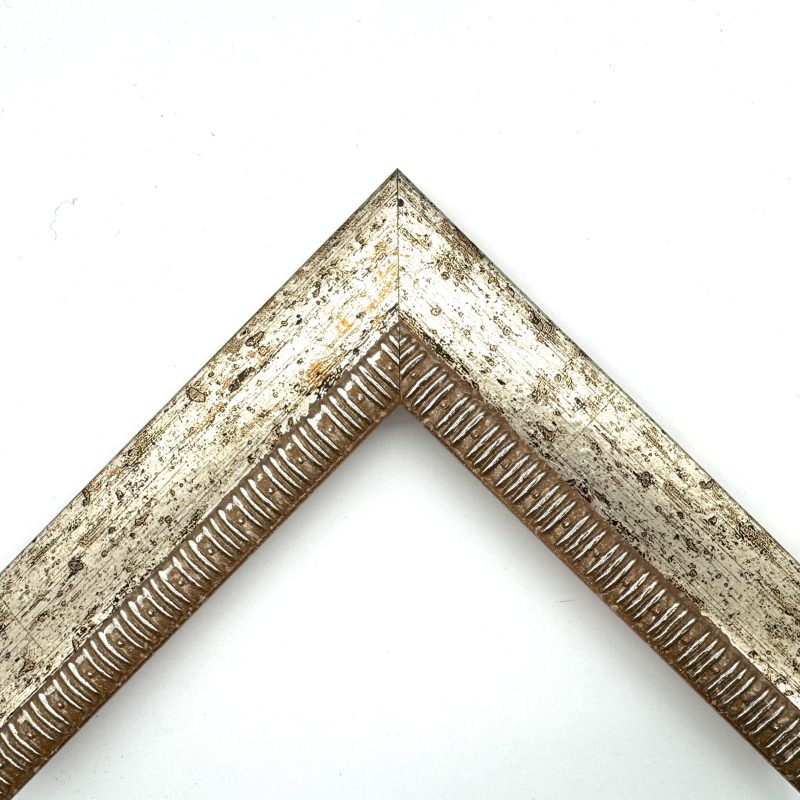 Silver  brushed films mouldings  art. 93R6FPAGOFF