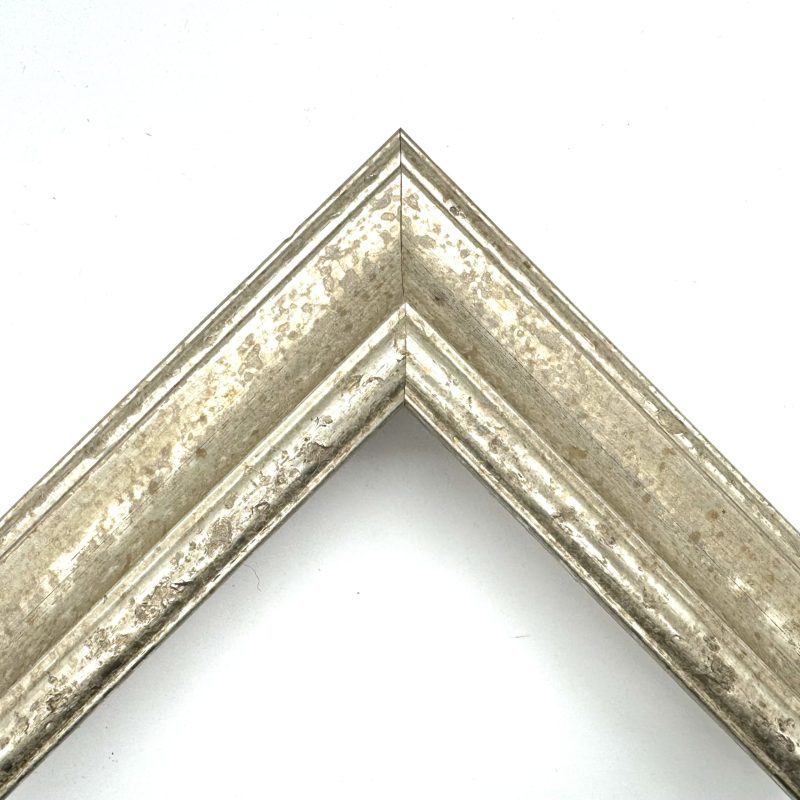 Cornice da tela  oro macchina martellata argento  art. ECAARG