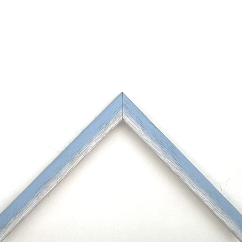 Light-blue-white  coloured scratched mouldings  art. TONDACWGR