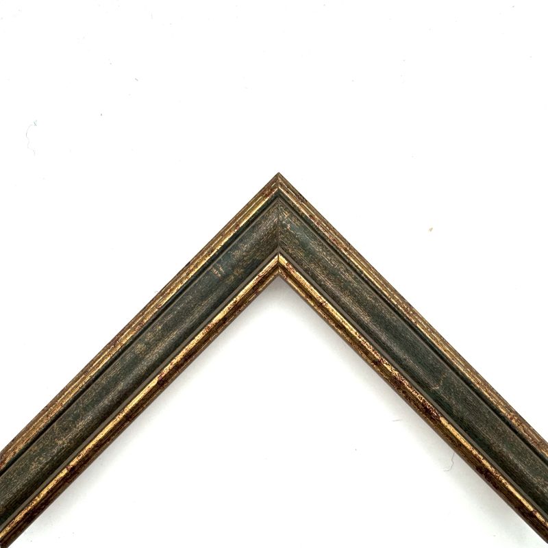 Cornice  oro macchina  verde-oro  art. 1049F44H
