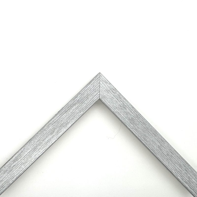 Cornice piatta colorato poro aperto stampato argento  art. 1318ST40AB684