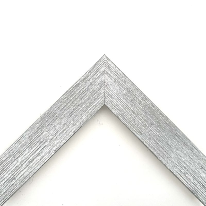 Cornice piatta colorato poro aperto stampato argento  art. 1335ST40AB684