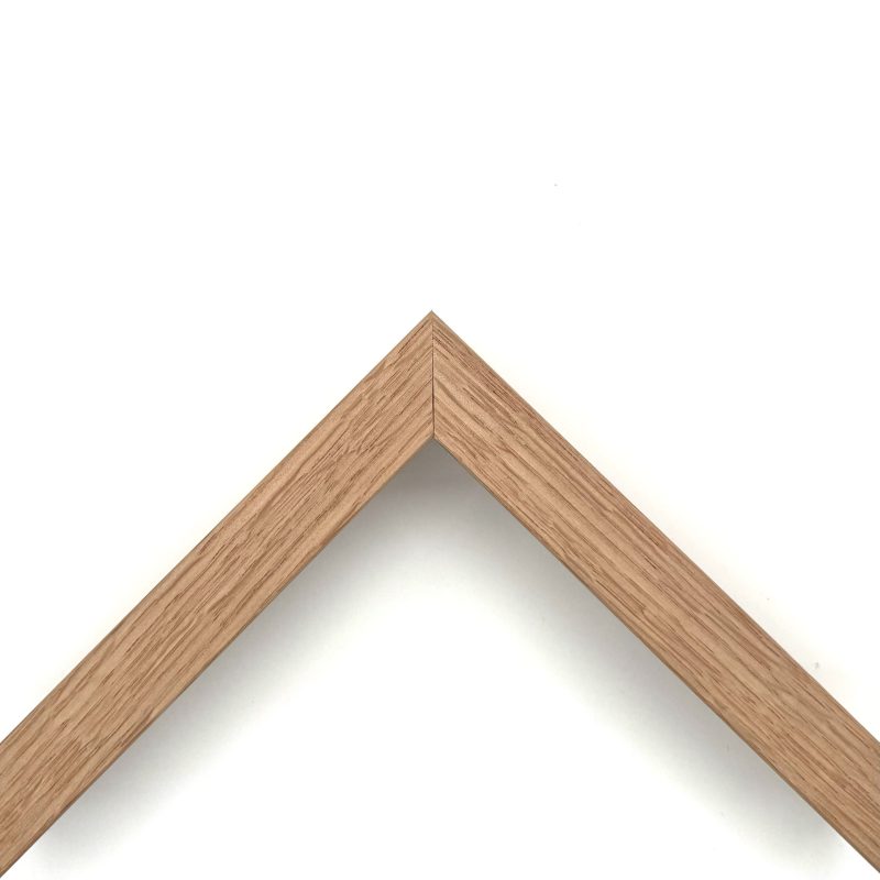 Cornice a cubotto  grezzo rovere legno  art. 2020OAK