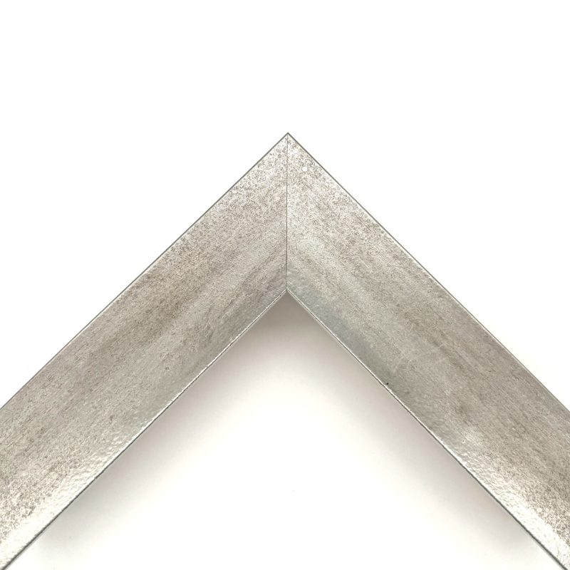 Cornice a cubotto  pellicola lavorata argento  art. 4032004