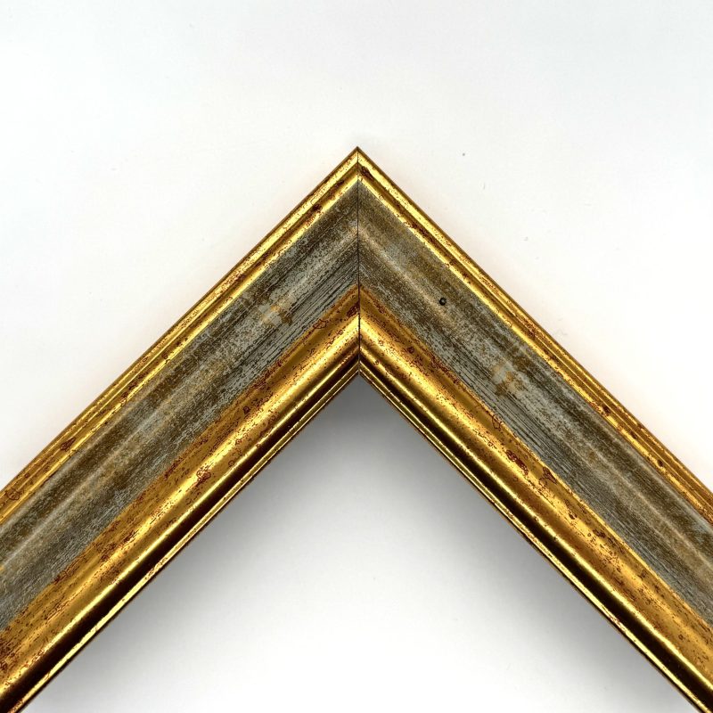 Cornice da tela  pellicola  avorio-oro  art. 651FAVH