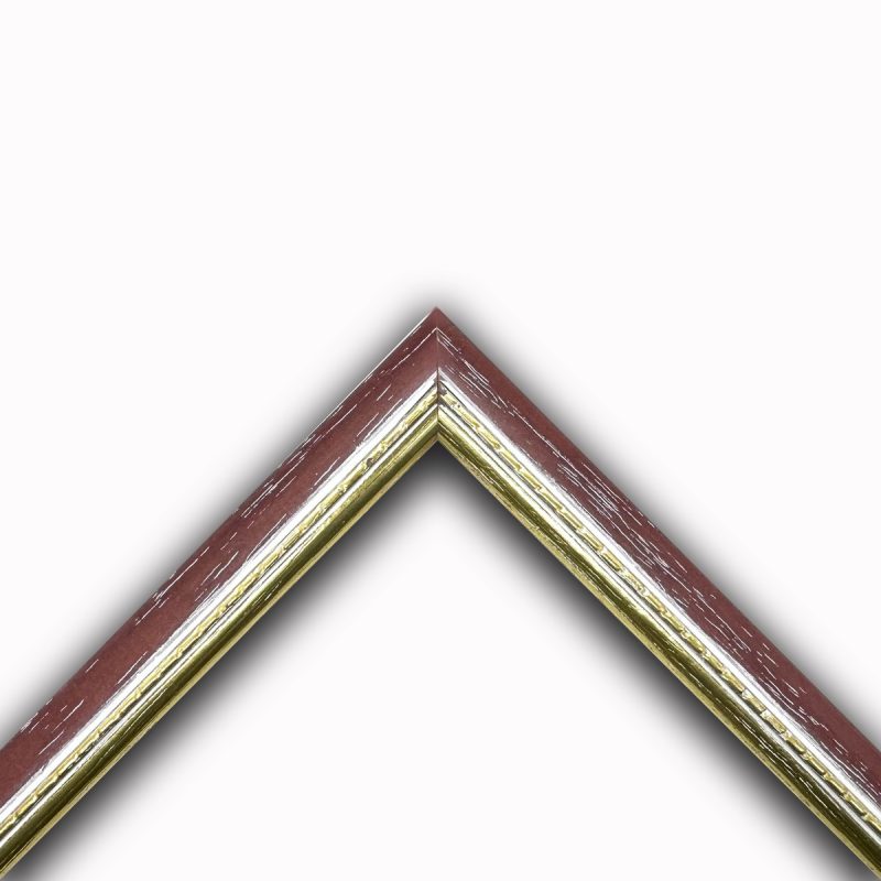 Cornice colorato oro macchina pastellato porpora  art. 050A3302CE