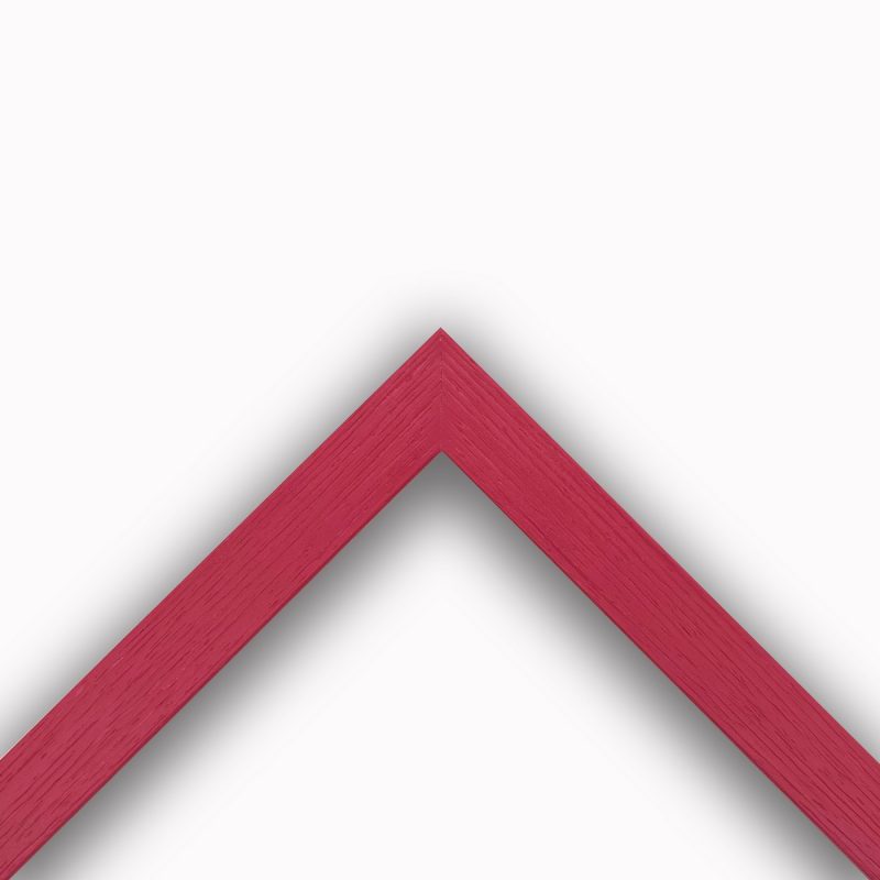 Cornice piatta colorato poro aperto stampato rosso  art. 1318ST40AB634K