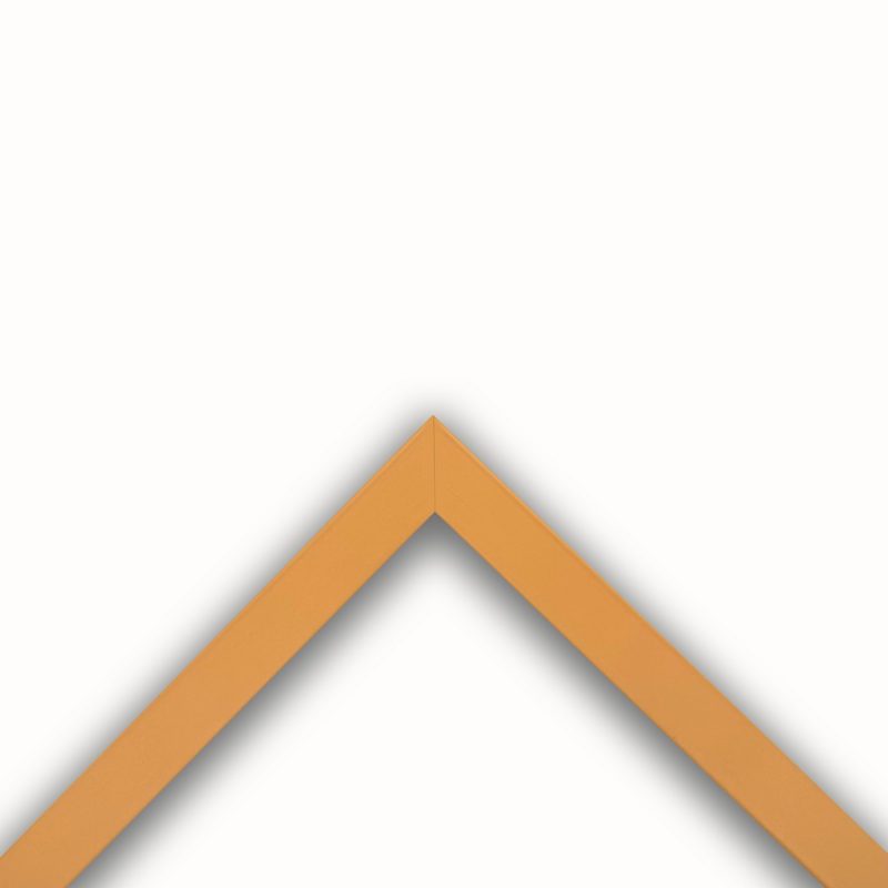 Cornice a cubotto colorato laccato opaco  giallo  art. 1515FB805OP