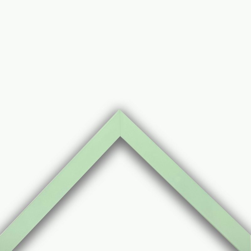 Cornice a cubotto colorato laccato opaco  verde  art. 1515FB813OP