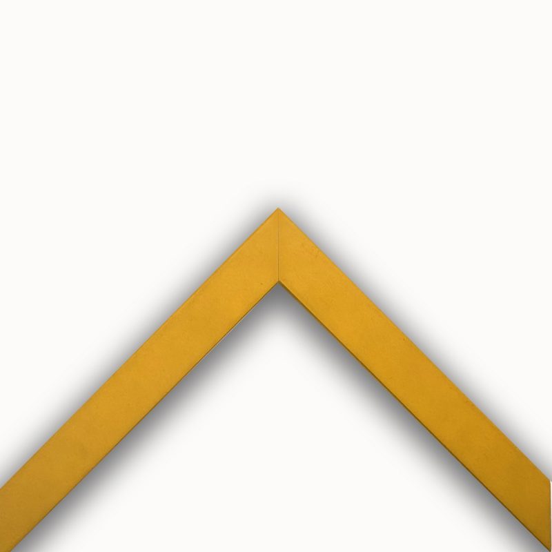 Cornice a cubotto colorato laccato opaco  giallo  art. 17173OP
