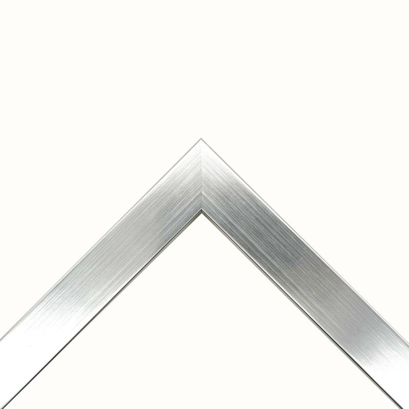 Cornice piatta  pellicola  argento  art. 251512
