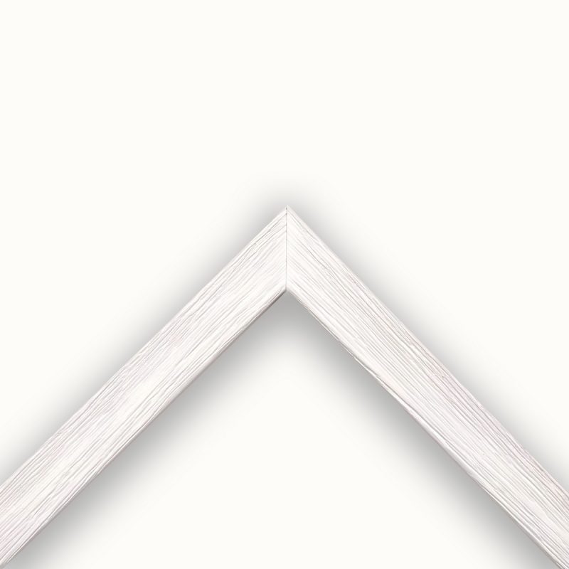 Cornice piatta colorato graffiata  bianco  art. 28AB317GR